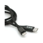 Дата кабель USB-C to Lightning 1.2m 2.1A black PZX (YT-PZX/V-109-M+L/B) - зменшене зображення 3