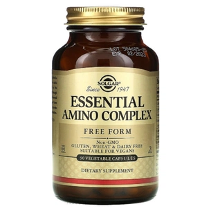 Амінокислота Solgar Амінокислотний комплекс, Essential Amino Complex, 90 капсул (SOL-00102) зображення 1