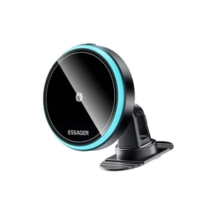 Універсальний автотримач Essager Element magnetic wireless charging car bracket outlet+paste mode (EZJCX-YS01-Z) зображення 1