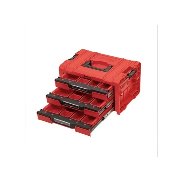 Ящик для інструментів QBRICK SYSTEM набір на платформі, 21", 525*345*885, SYSTEM PRO Drawer Workshop Set 6 Red (Z260370PG003) - picture 4