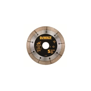 Диск пильний DeWALT алмазний здвоєний бетон/цегла/штукатурка, 125x6.3х22.2 мм (DT3758) зображення 1