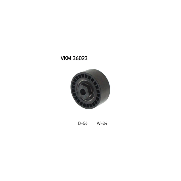 Ролик натягувача ременя SKF VKM 36023 - зображення 1