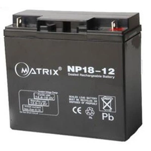 Батарея до ДБЖ Matrix 12V 18AH (NP18-12) зображення 1