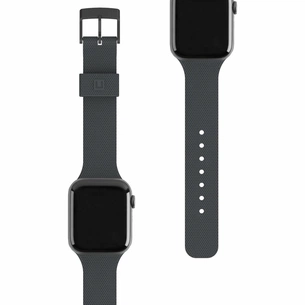 Ремінець до смарт-годинника UAG [U] для Apple Watch 44/42 Dot Silicone, Black (19249K314040) зображення 1