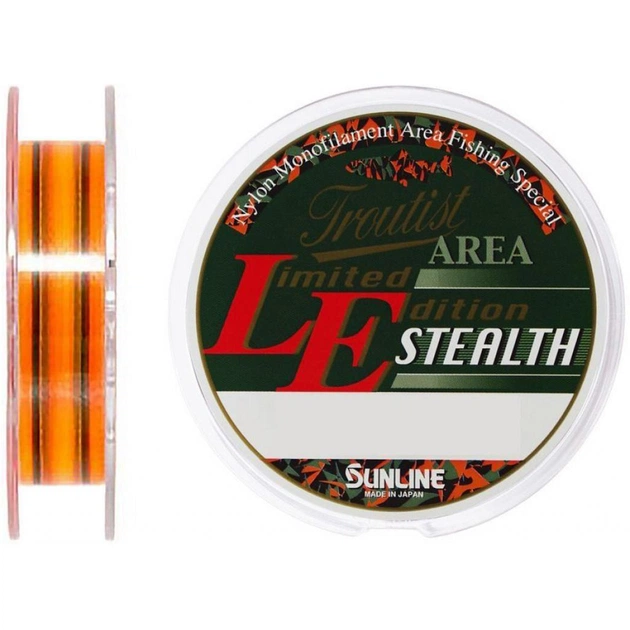 Волосінь Sunline Troutist Area LE Stealth 100m #0.5/0.117mm 1.25kg (1658.05.65) - изображение 1