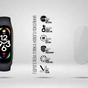 Плівка захисна Armorstandart Matte hydrogel Xiaomi Mi Band 7 9 pcs (ARM92116) - зменшене зображення 2