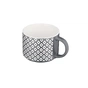 Чашка Ardesto Weaving E, 330мл, порцеляна, біло-чорний (AR3473E) - зменшене зображення 4
