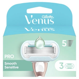 Сменные кассеты Gillette Venus Pro Smooth Sensitive 3 шт. (8700216968928) изображение 1