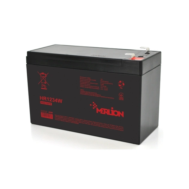 Батарея до ДБЖ Merlion HR1234W12V 9.5Ah (HR1234W) - зображення 1