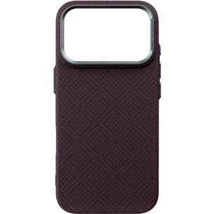 Чохол до мобільного телефона Armorstandart LikeCarbon2 MagCase Apple iPhone 18 Pro / 17 Pro Checker Dark Cherry (ARM92922) зображення 1