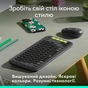 Клавіатура Logitech POP Icon Keys Bluetooth UA Graphite (920-013157) - зменшене зображення 2