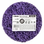 Круг зачистний Sigma з нетканого абразиву (корал) 100мм без тримача фіолетовий твердий (9175661) - зменшене зображення 4