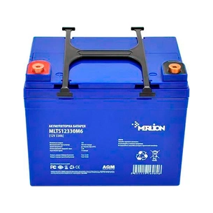 Батарея до ДБЖ Merlion MLTS12330M6 12V-33Ah (MLTS12330M6+) зображення 1
