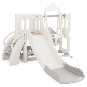 Ігровий майданчик Mealux Elsa (KD-B012 White/Grey) зображення 1