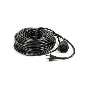 Мережевий подовжувач PowerPlant 30 м, 2x1.0мм2, 8А (JY-3021/30) (PPEA08M300S1) зображення 1