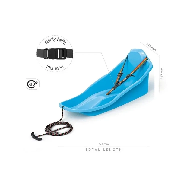 Санки Prosperplast Topo, синій (5905197481937) - picture 3