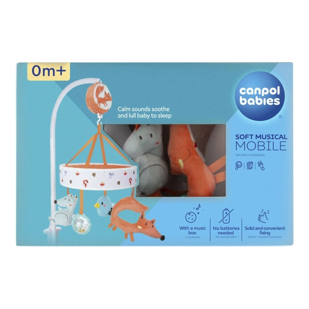 Мобіле Canpol Карусель музична FOX (75/201) - picture 3