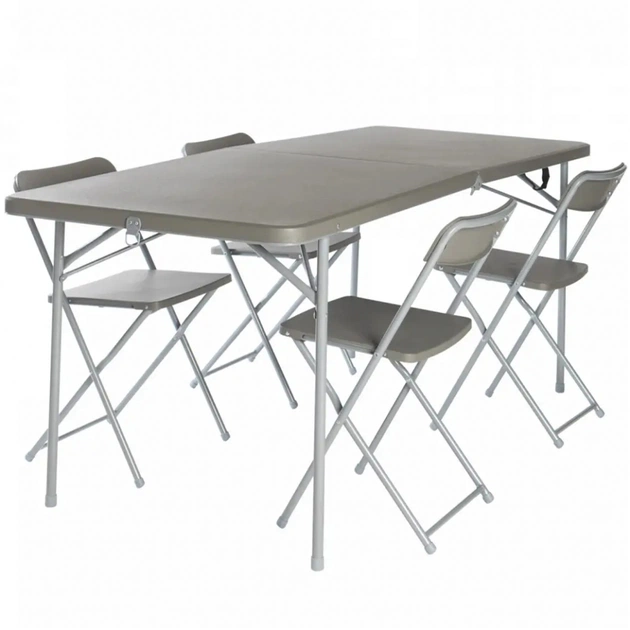 Набір кемпінгових меблів Vango Orchard XL 182 Table and Chair Set Grey (928212) - изображение 1