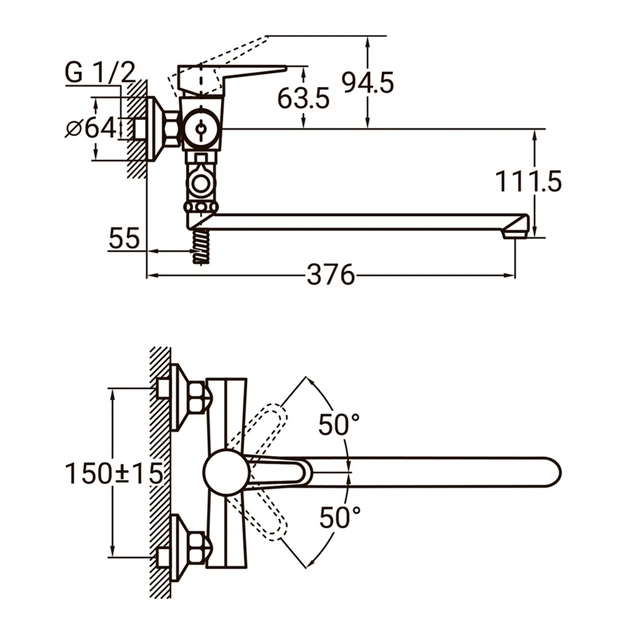 Змішувач AQUATICA HL-3C230C - picture 7