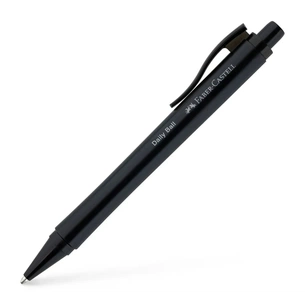 Ручка кулькова Faber-Castell Daily Ball XB Black, корпус чорнний, стрижень синій (1,0 мм) (32534) зображення 1