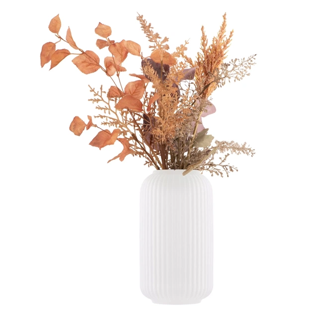 Ваза Ardesto Loreto, 12.2х21.5см, порцеляна, білий (AR3817W) - picture 4