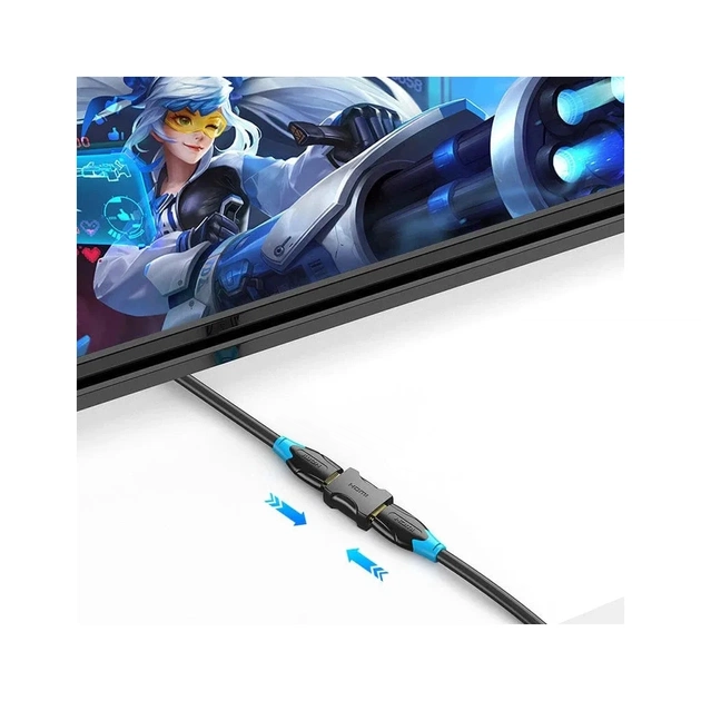 Перехідник HDMI F to HDMI F black Vention (AIRB0) - picture 6
