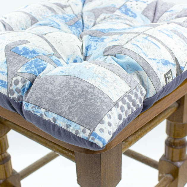 Подушка на стілець MirSon Бязь Принт 17-0550 Mutia 50х50 см (2200006277019) - зображення 4