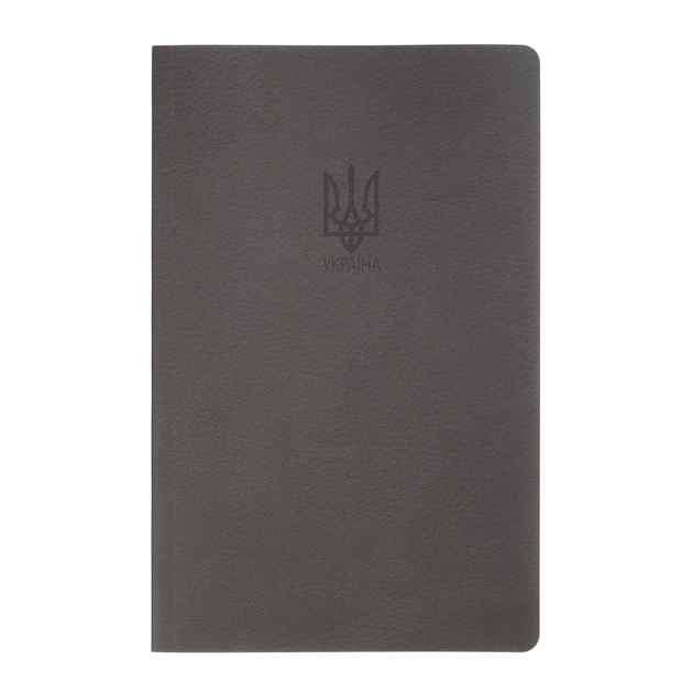 Книга записная Buromax из синтетического камня MILITARY, А5, 64 листа, клетка, графит (BM.295190-50) - изображение 1