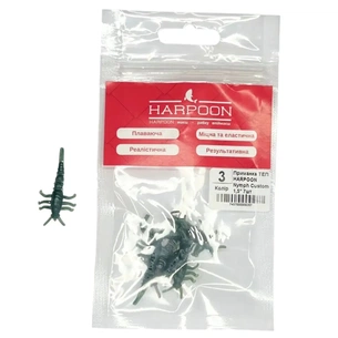 Силикон рыболовный Harpoon ТЕП Nymph Custom 1,5" 003 Зелене Болото 7ш (7407000009287) изображение 1