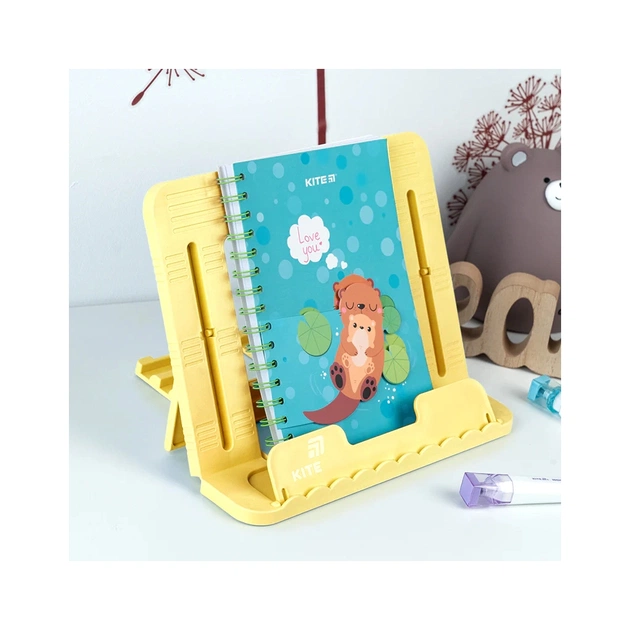 Підставка для книг Kite пластикова, жовта (K25-330-5) - picture 4