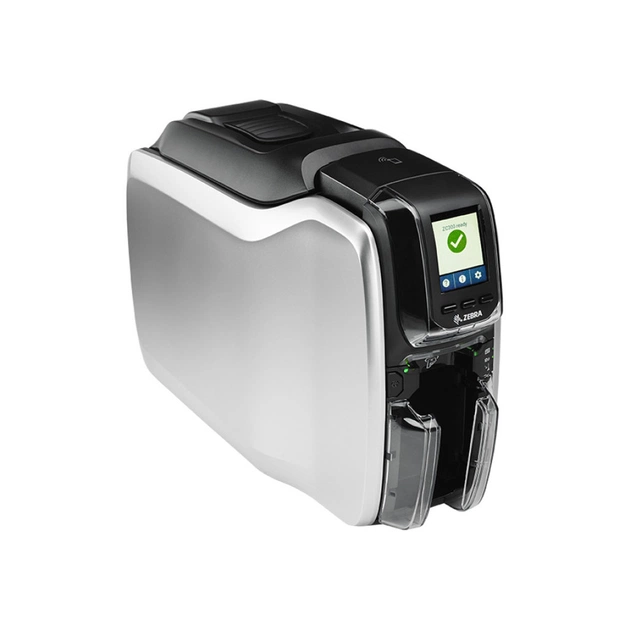 Принтер пластикових карт Zebra ZC300, Single Sided, USB, Ethernet, CardStudio, 200 cards, YMCKO ribbon (ZC31-000CQ00EM00) - picture 4