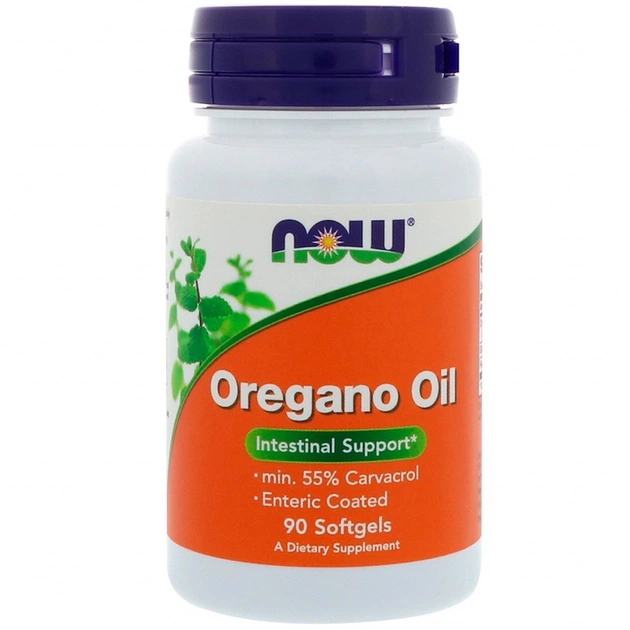 Травы Now Foods Масло Орегано, Oregano Oil, 90 гелевых капсул (NOW-04732) - изображение 1