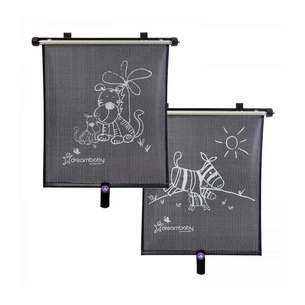 Сонцезахисний екран в автомобіль DreamBaby Zebra+Tiger (G238) зображення 1