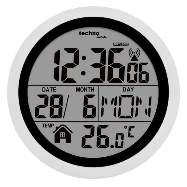 Настінний годинник Technoline Bath Clock Silver (WT3005) (DAS303937) - picture 1