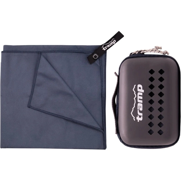 Рушник Tramp з мікрофібри в чохлі Pocket Towel 40х80 S Navy (UTRA-161-S-navy) - изображение 1