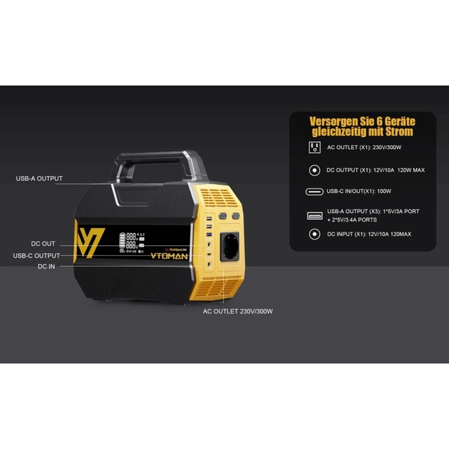 Зарядна станція Vtoman FlashSpeed 300 230Wh (FlashSpeed 300) - зображення 10