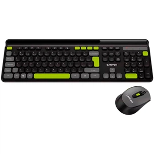 Комплект Canyon HSET-W5 Wireless UA Black (CNS-HSETW5BK) зображення 1