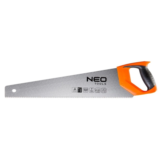 Ножовка Neo Tools по дереву, 500 мм, 7TPI (41-041) - изображение 1