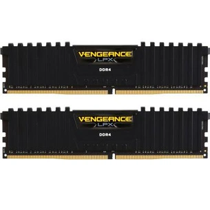 Модуль пам'яті для комп'ютера DDR4 16GB (2x8GB) 3200 MHz Vengeance LPX Black Corsair (CMK16GX4M2B3200C16) зображення 1