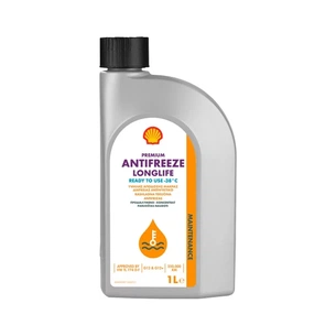 Антифриз Shell Premium LL 1л (готовий G12+ черв.) (5937) зображення 1
