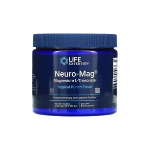 Мінерали Life Extension Магній L-Треонат, смак тропічного пуншу, Neuro-Mag, 93,35 г (LEX-2032) зображення 1