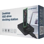 Док-станція для накопичувачів Gembird USB Type-C M.2 SATA NVME SSD (DD-U3M2) - зменшене зображення 2