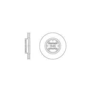 Гальмівний диск HI-Q SD3012 зображення 1