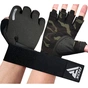 Рукавички для фітнесу RDX T2 Half Brown M (WGA-T2HBR-M) - уменьшенное изображение 4