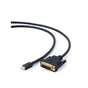 Кабель мультимедійний miniDisplayPort to DVI 1.8m Cablexpert (CC-mDPM-DVIM-6) - уменьшенное изображение 2