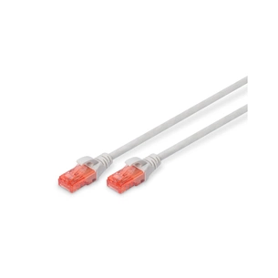 Патч-корд 15м, CAT 6 UTP, AWG 26/7, Cu, LSZH, grey Digitus (DK-1617-150) зображення 1