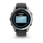 Смарт-годинник Garmin fenix E, 47mm, Stainless Steel/Black, GPS (010-03025-00) - зменшене зображення 9