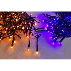 Гірлянда YES! Fun 100 LED, помаранчевий + фіолет. 5м, 8 режимів (801178) зображення 1