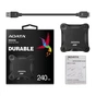 Накопичувач SSD USB 3.2 240GB ADATA (ASD600Q-240GU31-CBK) - зменшене зображення 5