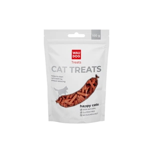 Ласощі для котів WAUDOG Treats Кролячі смужки 100 г (4441) зображення 1